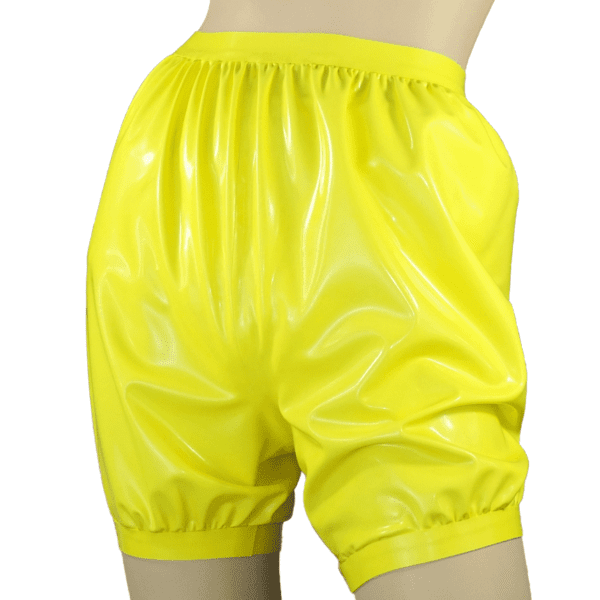 hoch geschnittene latex bloomers