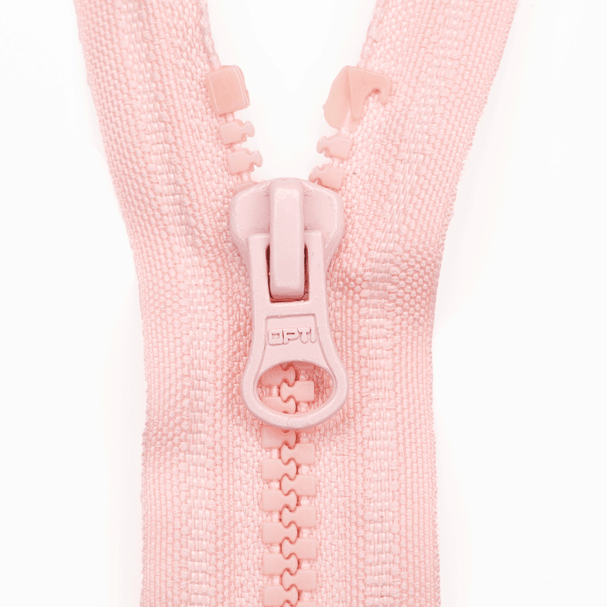 zipper baby pink